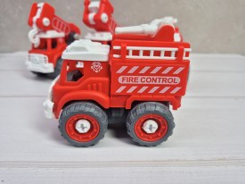 Set 4 camioncitos de bomberos 